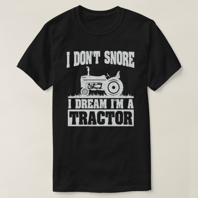 Jag är en Tractor Funny Farmer T Shirt (Design framsida)