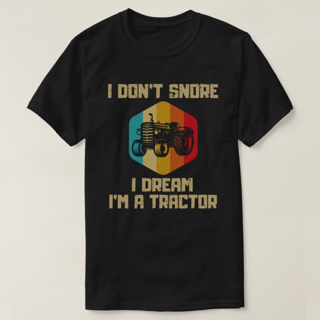 Jag är en Tractor Funny Farmer T Shirt (Design framsida)