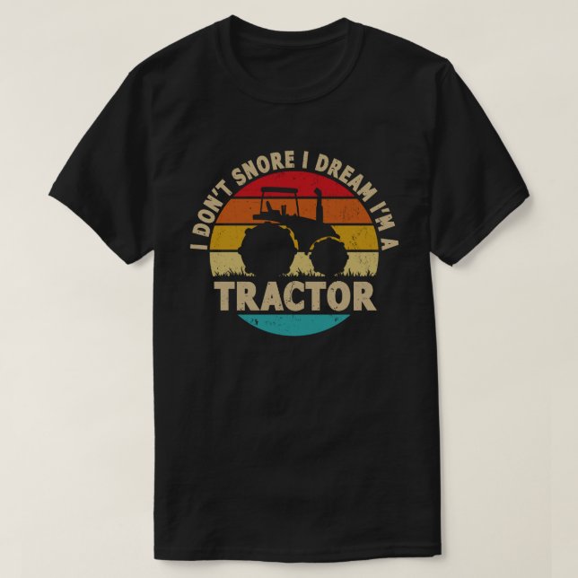 Jag är en Tractor Funny Farmer T Shirt (Design framsida)