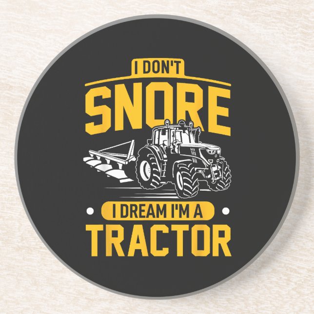 Jag är en traktor - Lustigt farmer Underlägg (Framsidan)