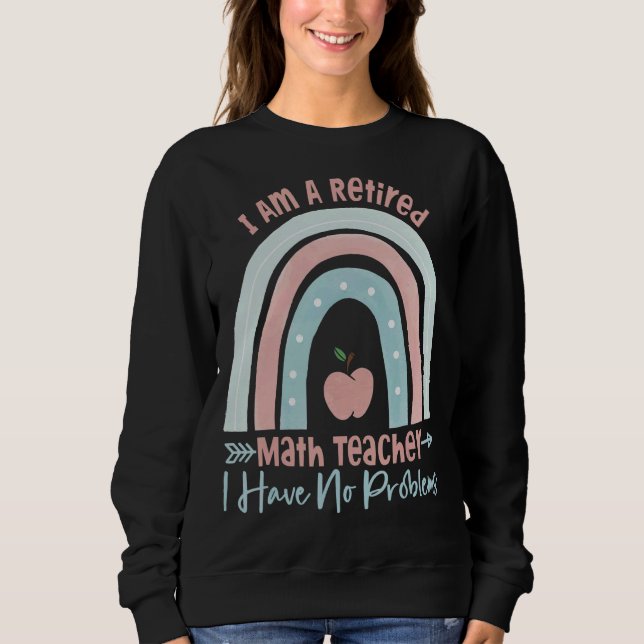 Jag är en trött matlärare jag har inga problem t shirt (Framsida)