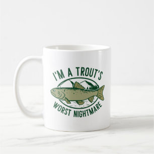 Jag är en trouts värsta mardröm kaffemugg