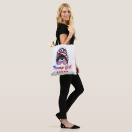 Jag är en Trump Girl, Messy Bun-val 2024 Tygkasse