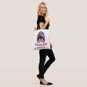 Jag är en Trump Girl, Messy Bun-val 2024 Tygkasse