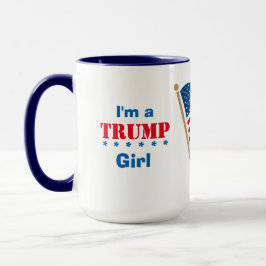Jag är en Trump-tjej USA Mugg