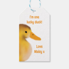 Jag är en tur anka-favorit presentetikett