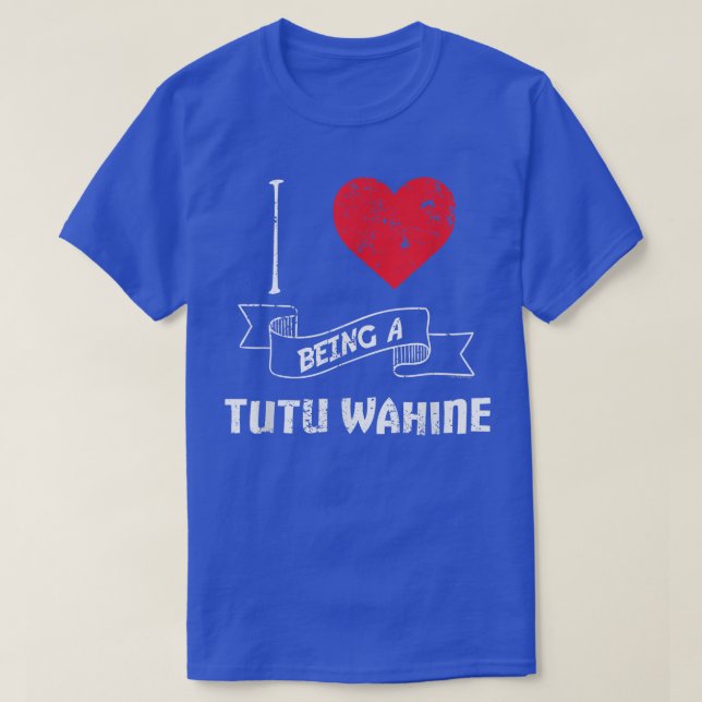 Jag är en Tutu Wahine Hawaiian Grandma T. T Shirt (Design framsida)