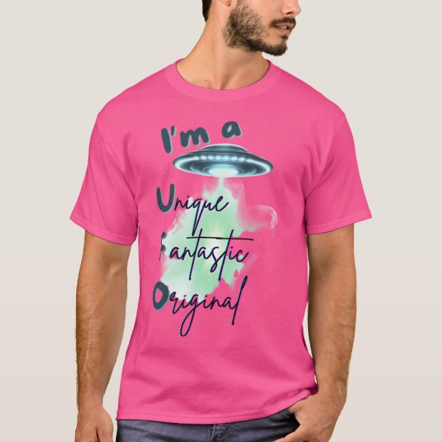 Jag är en Ufo T Shirt (Framsida)