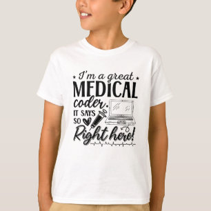 Jag är en Underbar medicintekod för ICD-programmer T Shirt