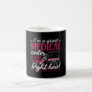 Jag är en Underbar medicintekod-kodningsprogrammer Kaffemugg