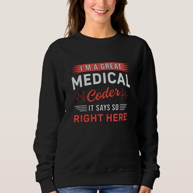 Jag är en Underbar medicintekod-programmerare T Shirt (Framsida)