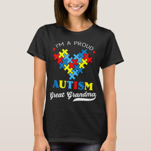 Jag är en Underbar proud Autism farmor - Perfekt f T Shirt