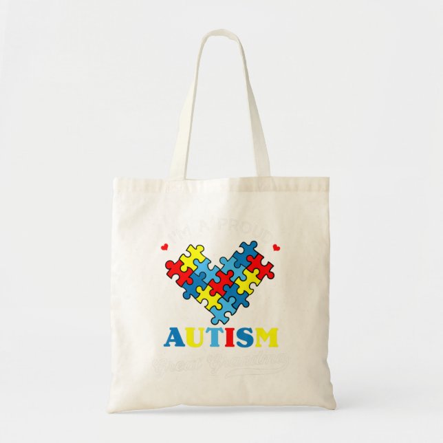 Jag är en Underbar proud Autism-mormor - Perfekt f Tygkasse (Framsidan)