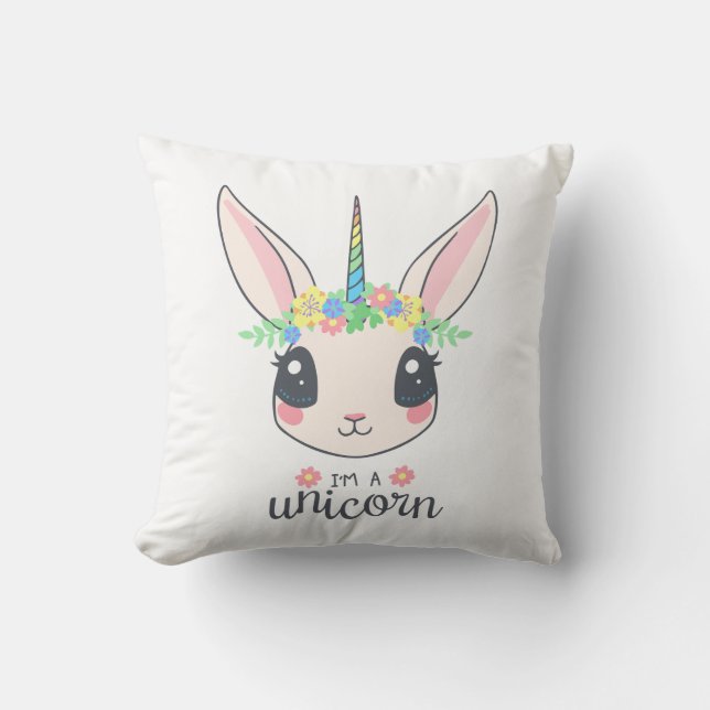Jag är en Unicorn Kudde (Framsida)