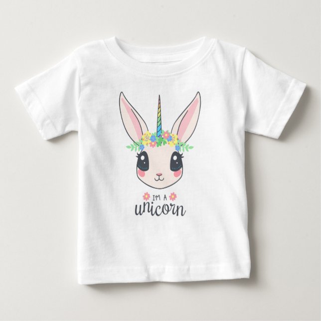 Jag är en Unicorn T Shirt (Framsida)