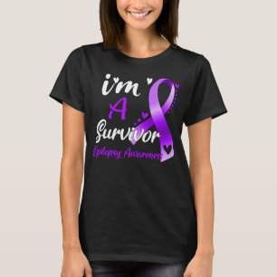Jag är en upplysning om överlevande epilepsi t shirt