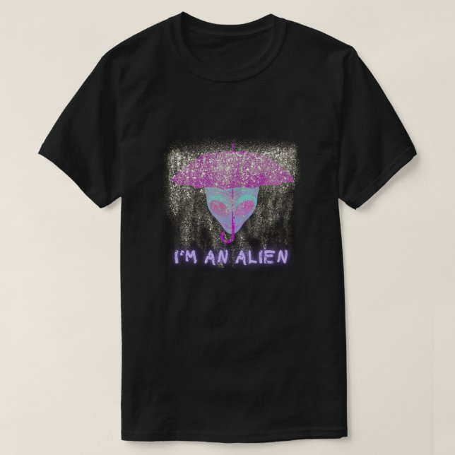 "JAG ÄR EN UTLÄNNING" T-shirt - Under Regnet (Design framsida)