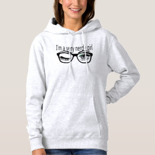Jag är en väldigt Nerdy Girl med Grönt Öga Shadow T Shirt