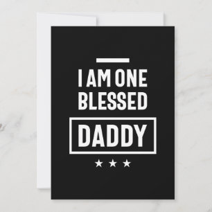 Jag är en välsignad pappa Far Gift Tack Kort