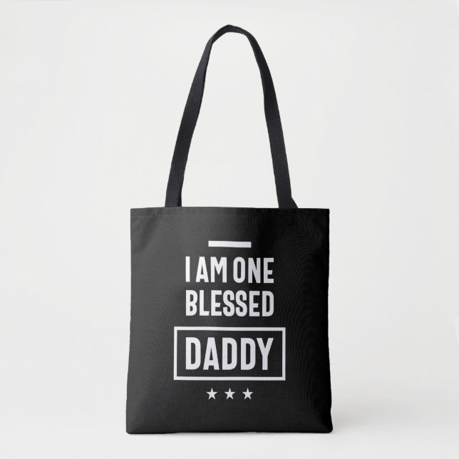 Jag är en välsignad pappa | Far Gift Tygkasse (Framsida)
