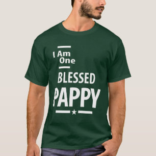 Jag är en välsignad pappery Far och Grandpa Gift T Shirt