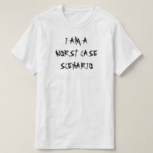 JAG ÄR EN VÄRD SCENARIO I FODRAL TEE (Design framsida)