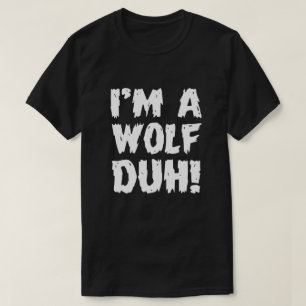Jag är en Varg Duh Easy Matching Halloween Costume T Shirt