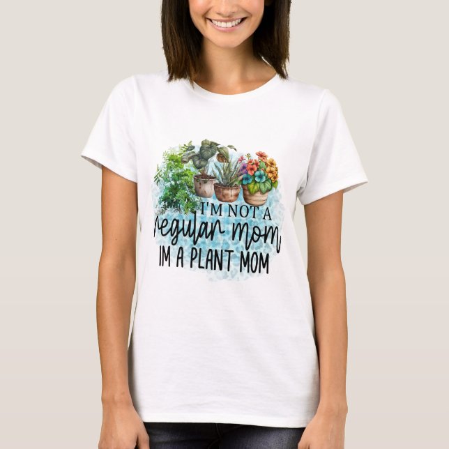 Jag är en växtmamma t shirt (Framsida)