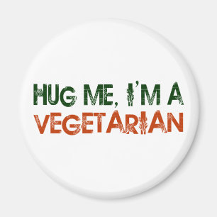 Jag är en vegetarian. magnet