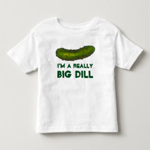Jag är en Verkligen Big Dill (Deal), en fin Grönt T-shirt