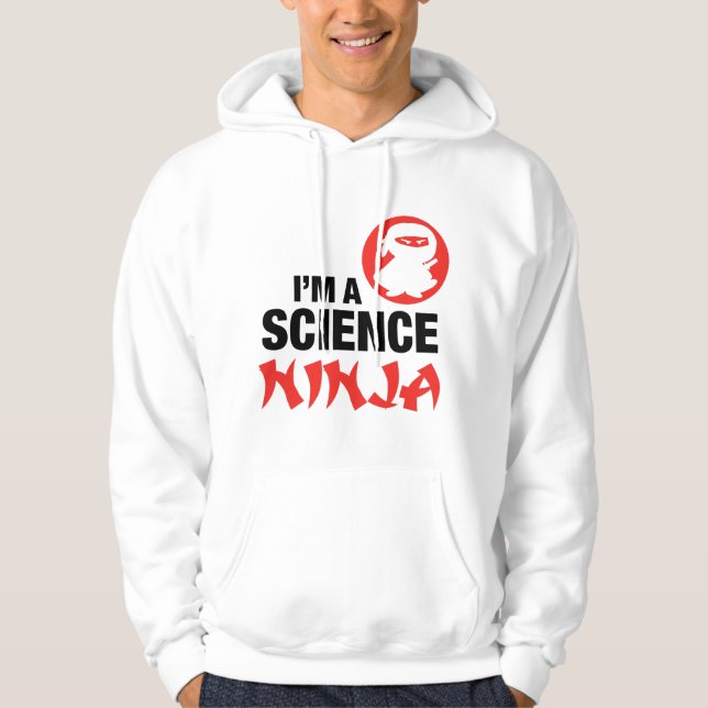 JAG ÄR EN VETENSKAPSNINJA HOODIE (Framsida)