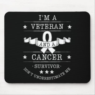 Jag är en veteran och en cancersvakt. musmatta
