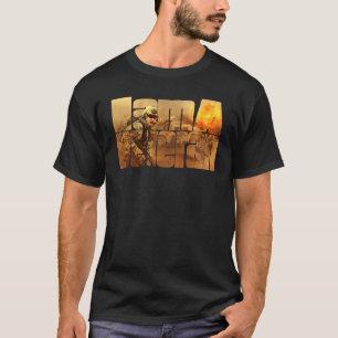 Jag är en veteransk amerikansk militär soldat t shirt