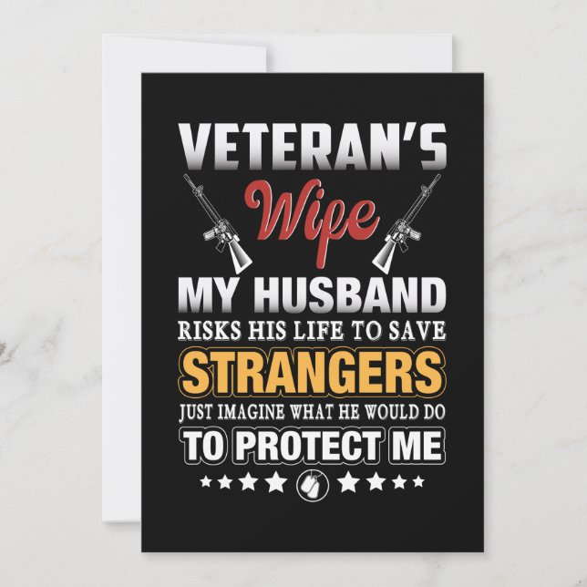 Jag är en veteransk fru spara datumet (Framsida)