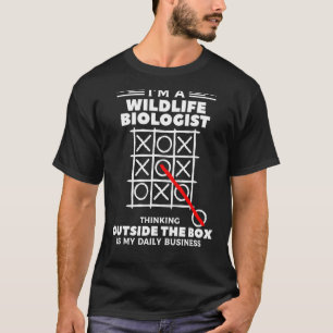 Jag är en vildlevande biolog som tänker utanför lå t shirt