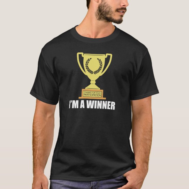 Jag är en vinnare tee (Framsida)