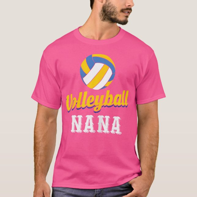 Jag är en Volleyball Nana T Shirt (Framsida)