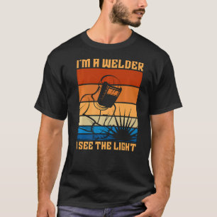 Jag är en walder jag ser Coolan Ljusretro Welding T Shirt
