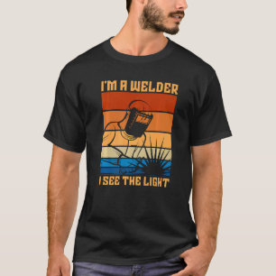 Jag är en walder jag ser Coolan Ljusretro Welding T Shirt