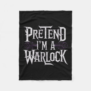 Jag är en Warlock Fleecefilt