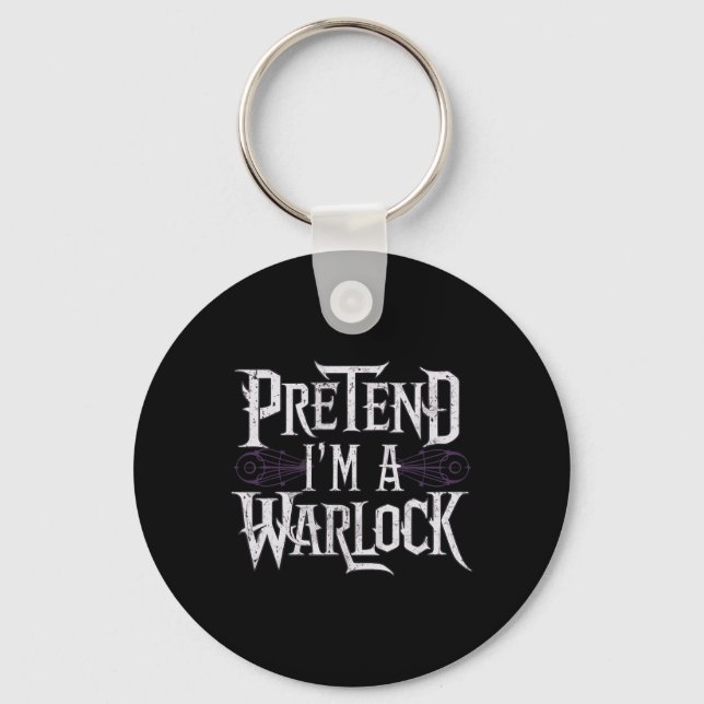 Jag är en Warlock Nyckelring (Framsida)