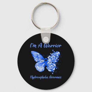 Jag är en Warrior Hydrocephalus Awareness Nyckelring