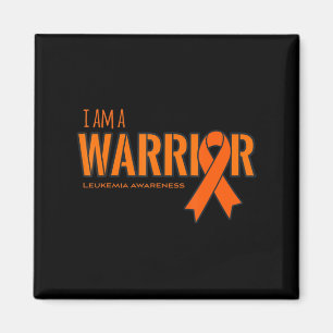 Jag är en Warrior Leukemia Cancer Awareness Magnet