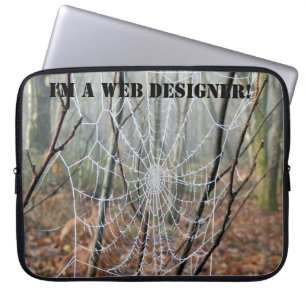 Jag är en WEBBEN designer! Laptop-fodral Laptop Sleeve