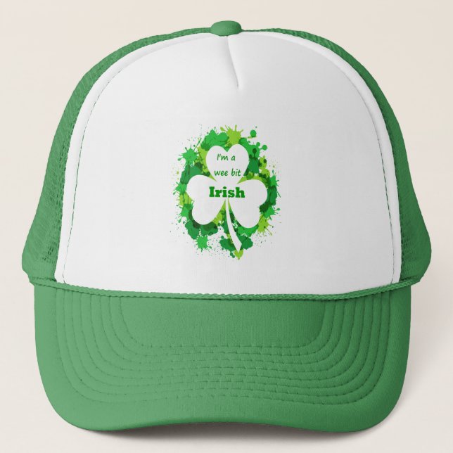 Jag är en Webit Irish Roligt St. Patricks Day Quot Keps (Framsida)