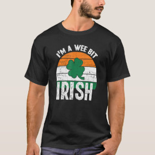 Jag är en Wee Bit Irish Funny Saint Patricks Day T Shirt