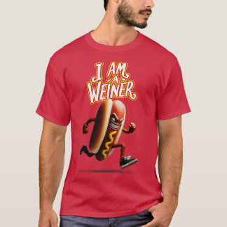 Jag är en Weiner Winner Running Hotdow T Shirt