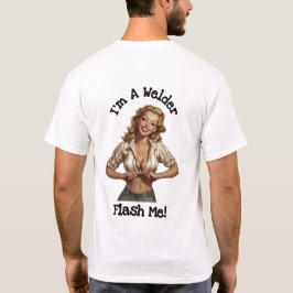 Jag är en Welder Flash Me T-Shirt