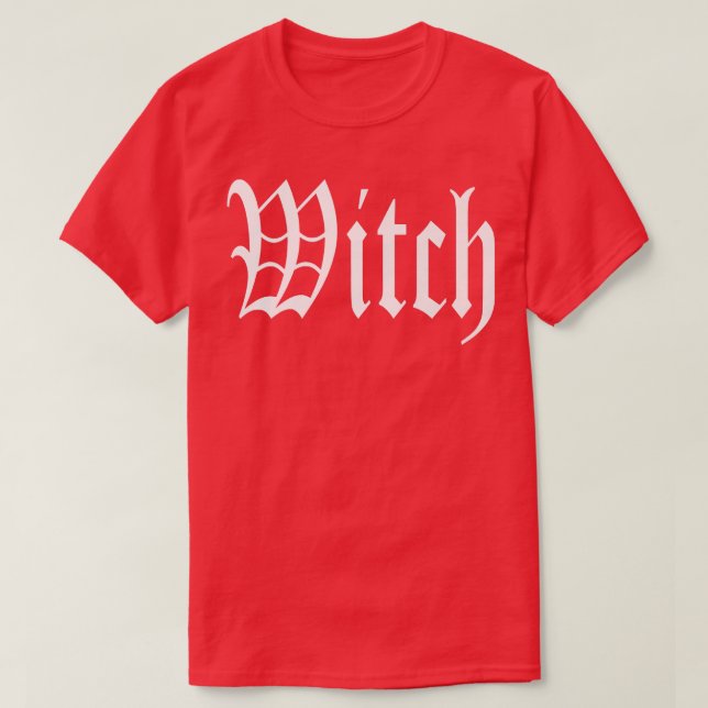 Jag är en Witch T Shirt (Design framsida)