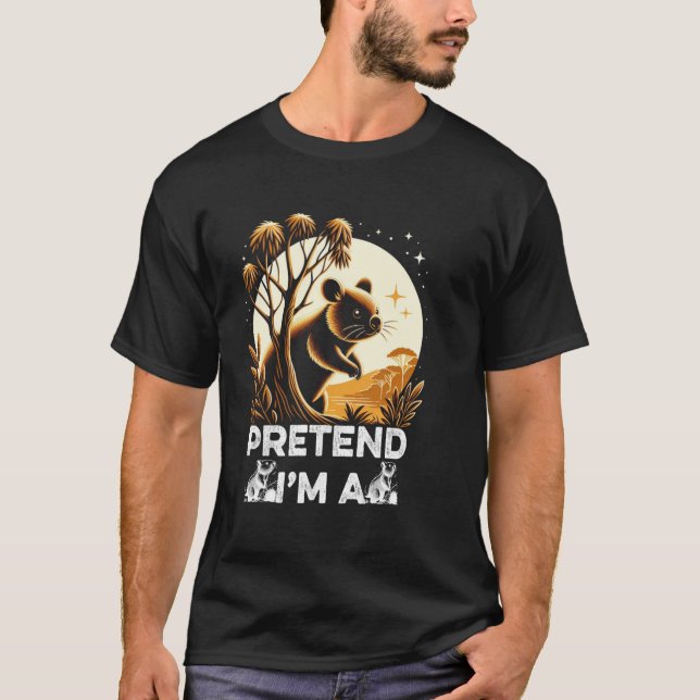 JAG ÄR EN WOBATS. T SHIRT (Framsida)